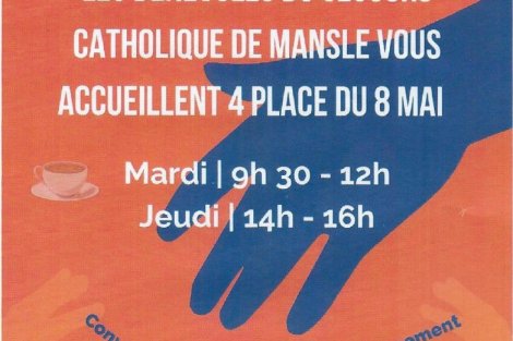 logo Le secours catholique inaugure son local