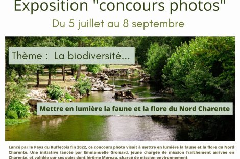 Exposition du " concours photo sur la Biodiversité" du 5 juillet (...)