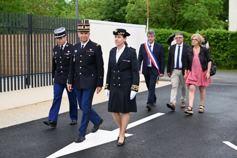 Inauguration de la nouvelle gendarmerie