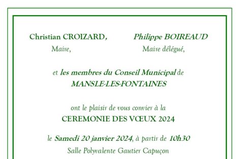 logo Cérémonie des Vœux des Maires 2024