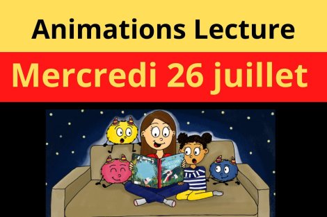 L'animation lecture n'est pas en vacances ........... Nos (...)
